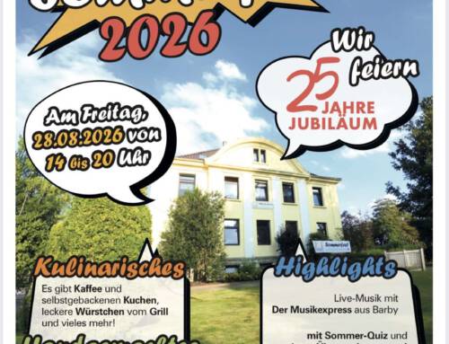 Wir feiern unser 25. Jubiläum mit dem Sommerfest 2026